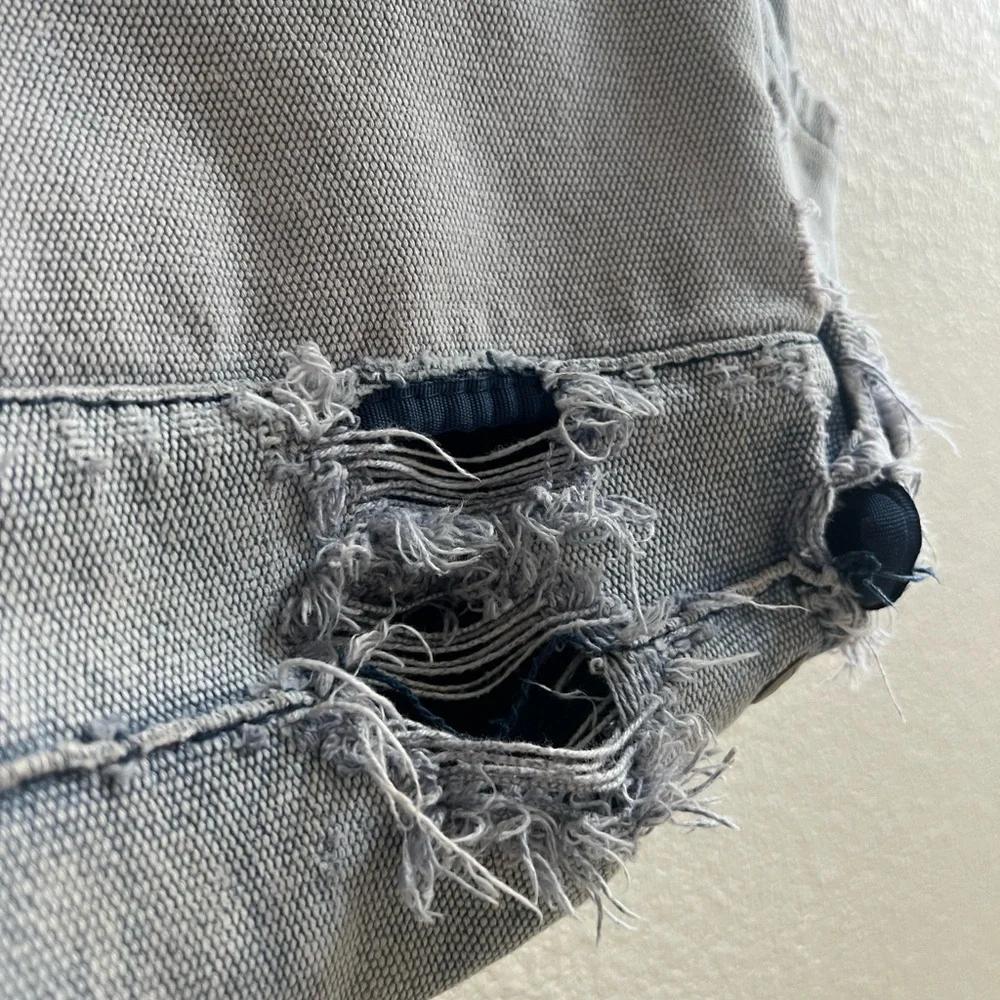 Converse One Star 1974 Light Gray Denim Purse - Picture 12 of 16